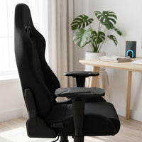 Armrest Pads with Mounting Plate Carbon-Fiber-Style Chair Arm Pads with Mounting Holes Office Chair Armrests Easy to Install