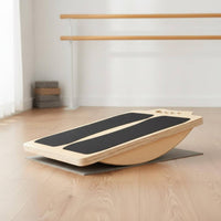 Adjustable Wooden Slant Board Non-Slip Surface Incline Stretching Board for Athletes, Physical Training