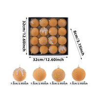 Christmas Ornament Ball Decorative Christmas Ball Ornament Easy to Hang for Holiday Wreath