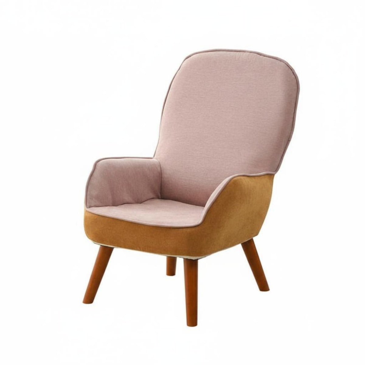 Ergonomic Support Upholstered Nursing Armchair Comfortable Cushioning Feeding Chair High-Back Design Nursery Furniture Soft Upholstery for Postpartum Women, New Mothers, Parents, Bedroom, Living Room, Office