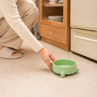 Ceramic Cat Food Bowl, 5-inch, Matte Finish, Cervical Protection, Non-Spill