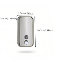 Wall-Mounted Soap Dispenser Compact Liquid Soap Dispenser with Window Easy to Refill Commercial for Bathroom, Kitchen