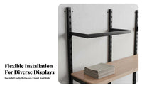 A-Pillar Display Bracket Square Tube Construction Clothing Rack Hanging Bar Modular Clothing Display Rail for Spacious Wardrobe