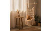 Woven Macrame Cat Sling Indoor Cat Sling Bed Soft Pet Furniture Cozy for Window