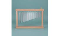 Single Row Bar Chimes Metal Wind Chime with Wooden Frame Professional Bar Chime for Teachers, Home