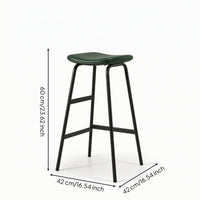 Counter Stool Streamlined Furniture Sturdy and Stable for Cafe