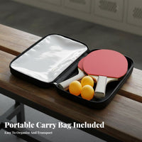 Beginner Table Racket Sport Rackets Sturdy Construction Table Racket Sport Paddle Set Racket Sport Pong Racket Kit Ergonomic
