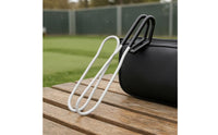 Slim 3-Ball Golf Holder Black and White Snap-on Golf Ball Holder Looped