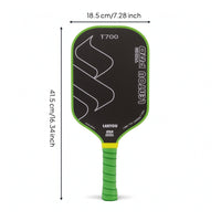 Hot Pressed Carbon Fiber Pickleball Paddle Extended Pickleball Paddle Lightweight Sporting Goods Non-Slip for Adults