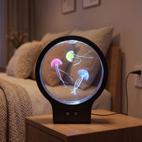 Jellyfish Lamp USB Powered Jellyfish Light Color Changing Aquarium Lamp for Bedroom, Office Desk, Living Room
