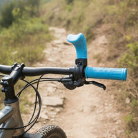 Ergonomic Auxiliary Handlebar Grips Lightweight Thumb Grips Textured Bar Ends Wear-Resistant for Long-Distance Cycling
