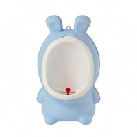 Fun Aiming Target Wall-Mounted Children Urinal Raised Rim Animal-Shaped Urinal Smooth Finish Toddler Boys Pee Guide