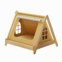 Dog Bed Tent Triangular Dog Triangular Pet Tent Quickly Assembled Pet Teepee for Small Dogs