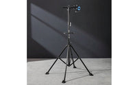 Foldable Bike Repair Stand Tripod Two-Wheeler Repair Stand Adjustable Two-Wheeler Workstand Portable for Home Mechanics, Cyclists, Garage, Workshop