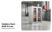 Micro Fire Station Cabinet Fire Resistant Fire Equipment Cabinet Emergency Supplies Locker for Property Managers, Factories, Warehouses