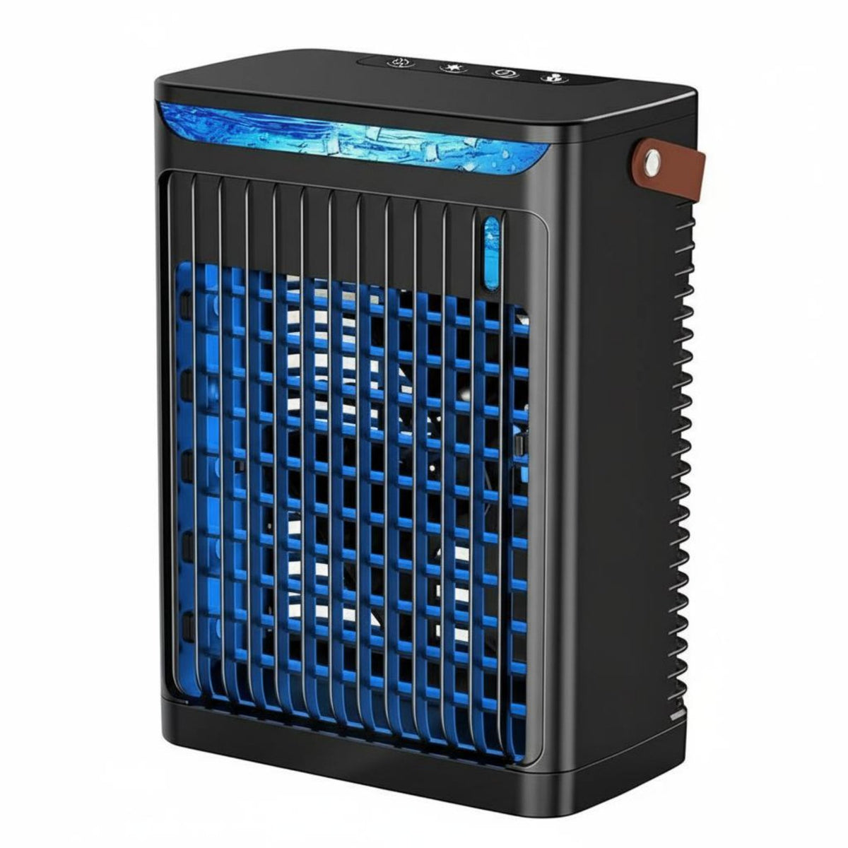 7 Color Night Light Desktop Air Cooler 3 Speed Settings Portable Air Cooler Fan Low Noise for Bedroom, Dorm Room, Camping