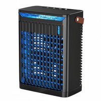 7 Color Night Light Desktop Air Cooler 3 Speed Settings Portable Air Cooler Fan Low Noise for Bedroom, Dorm Room, Camping