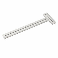 Multi-Purpose Stainless Steel Ruler Long-Lasting Slim Measuring Ruler Rigid Metal Straight Edge Smooth Silver Finish