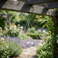 Hanging Bird Feeder Decorative Flower Bird Feeder Weather-Resistant for Garden