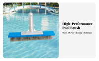 Swimming Pool Brush Pool Cleaning Brush Screw Mount Deep Clean