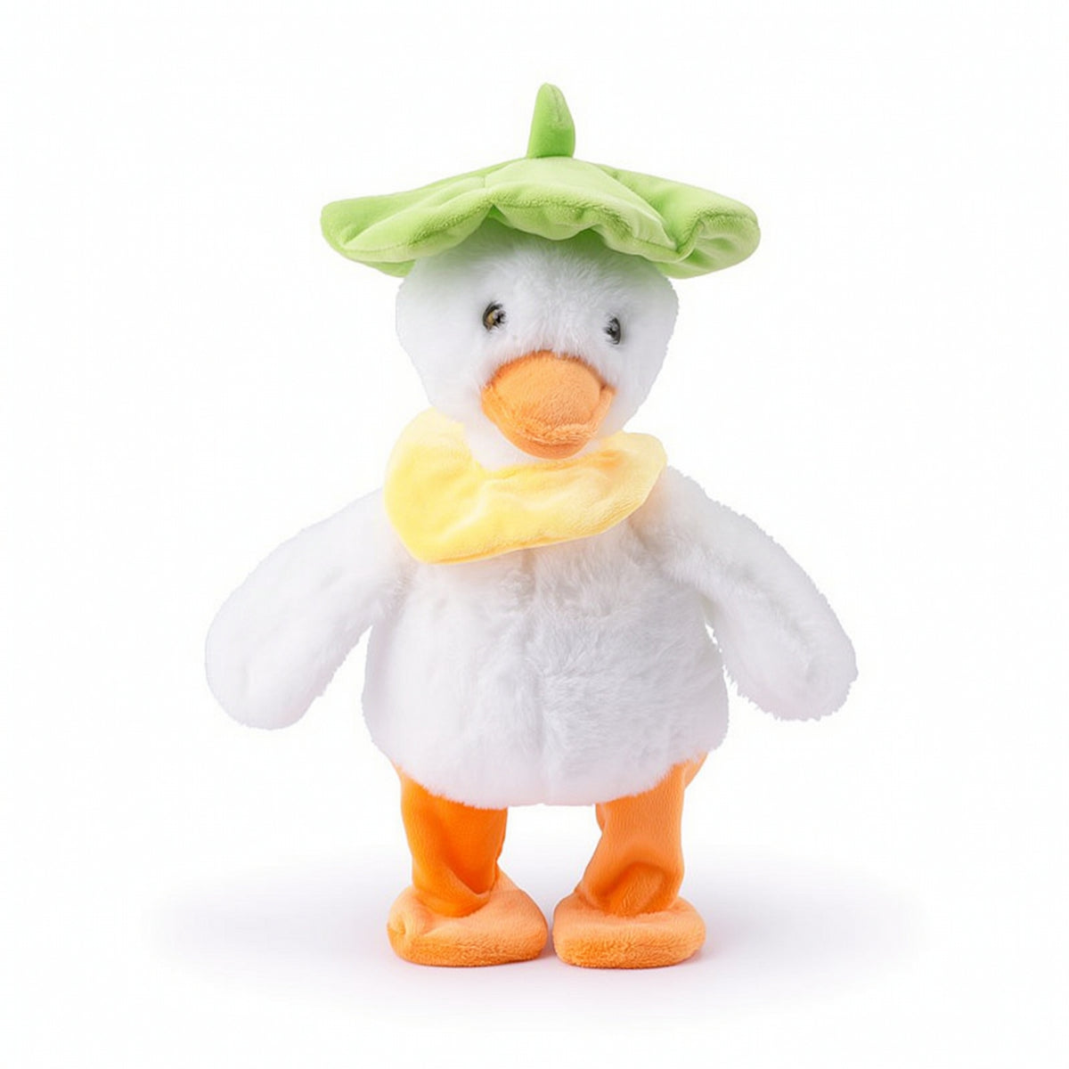Electronic Stuffed Duck Musical Walking Duck Toy Stuffed Animal Interactive Animated for Toddlers, Playroom, Home