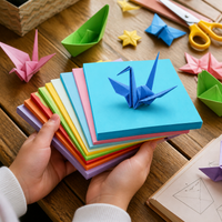 Origami Paper Squares for Kids and Crafts, Assorted Colors