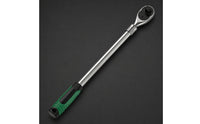 Long-Reach Telescopic Ratchet Wrench 72-Tooth Extendable Socket Wrench Long-Lasting Ratchet with Quick-Release Button for Automotive Repair