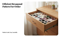 8 Pieces Cut to Fit Honeycomb Drawer Divider Cuttable Interlocking Drawer Organizer Space Saving for Homeowners, Students, Bedroom, Bathroom