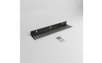 Multi-Slot Wall Mount Cable Organizer Heavy-Duty Metal Cable Rack with 20 Slots Space-Saving Long-Lasting for Musicians, Workshop