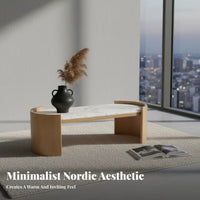 Nordic design Fabric Top Entryway Stool firm Wood Frame Upholstered Bench adaptable Use Accent Seating Modern Design for Homeowners, Interior Designers, Renters, Bedroom, Hallway, Living Room