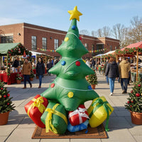 Outdoor Inflatable Christmas Tree Garden Christmas Inflatable Tree Lawn Yard Decoration Festive for Porch