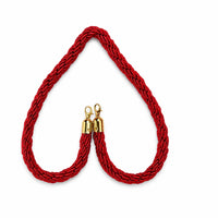 Metal Clip Hardware Queue Barrier Rope Gold-Tone Rope Connector