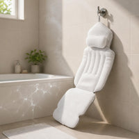 Bathtub Reclining Cushion Padded Full Body Bath Pillow Contoured