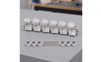 6 Pieces Guitar Tuning Machines Replacement Guitar Machine Heads Hardware Metal for Guitarists