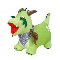 Cushioned Ride on Bouncer Child-Sized Bouncy Animal Toy textileCovered for Children
