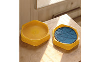 Hexagonal Pigeon Nest with Pad Plastic Nest Bowl with Pad Comfortable Pigeon Nesting Bowl Washable for Breeding Cages
