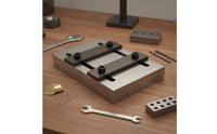 Jewelry Engraving Block Heavy Duty Engraving Bench Solid Metal Tool for Jewelers, Metalworkers, Workshop