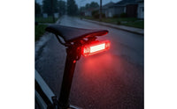 High-Brightness Solar Bike Light with Mounting Strap Bright Bike Tail Light Lightweight Easy to Install for Cyclists, Commuters