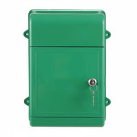 Locking Wall Mailbox Top Flap Cover Mail Storage Outdoor Use for Home