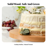 Revolving Cake Stand Rotatable Design Cake Decorating Smooth 360° Rotation Revolving Dessert Display for Home Chefs, Birthday Parties, Bakery