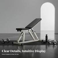 Non-Slip Feet Adjustable Weight Bench and Rack Sturdy Steel Construction Adjustable Bench Press Rack Heavy Duty Strength Training Equipment for Men, Bodybuilders, Beginners