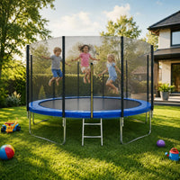 16 Ft jumping bed Thick Foam Padding Round jumping bed Tear-Resistant Play Equipment for Backyard
