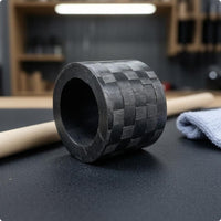 Cue Shaft Tip Ferrule Woven Pattern Billiard Cue Ferrule Hollow Center Sports Gear for Billiards