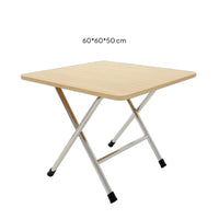 Foldable Folding Table Space-Saving Table with Folding Legs Compact Furniture Portable for Students, Small Rooms, Dormitory, Outdoor