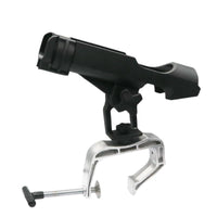 Adjustable Angle Rotating Clamp Rod Holder Anti-Corrosion Kayak Fishing Rod Holder Stable Grip for Raft