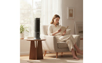 Adjustable Mini Vertical Fan Portable Desk Fan with Removable Base Quiet Silent for Office Workers