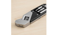 Portable Folding Hex Key Wrench Built in Bits Hex Wrench Multi-Tool Size Markings CR-V Steel for DIY Users, Mechanics, Travel, Car Repair