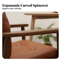 Support High-Back Padded Chair Ergonomic Design Office Furniture Wide Seat Indoor Seating Scratch-Resistant Upholstery for Executives, Seniors, Students, Study Room, Workstation