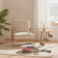 Core Workout Machine with Rebound Assist Heavy-Duty Foldable Ab Exercise Machine with Foam Rollers Abdominal Workout Machine