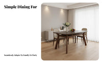 Extendable Design Square-to-Round transformable Table Space-Saving Round Top Table Modern aesthetic Home Furniture adaptable Multi-Use for Apartment Dwellers, Families, Homeowners, Dining Room, Family Gatherings, Kitchen, morning dining corner